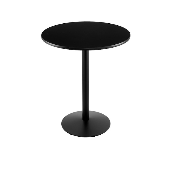 Holland Bar Stool Co 42" 214 Black Table, 30" dia. Top 214-2242BW30R - main